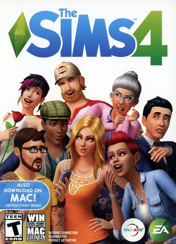The Sims 4 box art for Xbox One